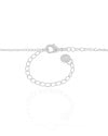 Choker Elos Gomos Lisos 4 mm Ródio Branco