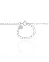 Choker Elos Estrela Cristal 6 mm Ródio Branco
