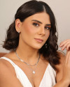 Brinco Argola Click Detalhada Vazada 1.2 cm Ródio Branco