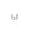 Piercing Gomos Lisos Ródio Branco