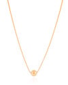 Gargantilha Veneziana Bola Lisa 8 mm Banhado a Ouro 18K - 40 cm