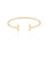 Bracelete Palitos Lisos Banhado a Ouro 18K
