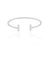 Bracelete Palitos Lisos Ródio Branco