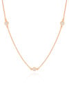 Choker Veneziana Pontos de Luz Cristal Banhado a Ouro 18K