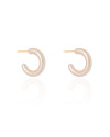 Brinco Argola Pérola 2.0 cm Banhado a Ouro 18K