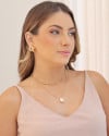 Brinco Argola Pérola 2.0 cm Banhado a Ouro 18K
