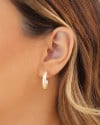 Brinco Argola Pérola 2.0 cm Banhado a Ouro 18K