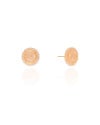 Brinco Redondo Baguetes Cravejado Cristal 1.4 cm Banhado a Ouro 18K