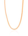 Choker Malha Fita 3 mm Banhado a Ouro 18K