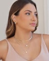 Choker Malha Fita 3 mm Banhado a Ouro 18K