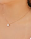 Gargantilha Veneziana Gota Cravejada Cristal Banhado a Ouro 18K - 40 cm