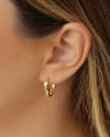 Brinco Argola Click Coração 1.7 cm Banhado a Ouro 18K