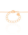Gargantilha Eu Amo Ser Mãe Coração Cristal Banhado a Ouro 18K - 45 cm