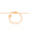 Gargantilha Filho Menino Menina Coração Cristal Mix Banhos Banhado Ouro 18K - 45cm