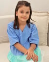 Pulseira Infantil Corações Lisos Ródio Branco