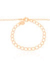 Choker Elos Corações Lisos Banhado a Ouro 18K