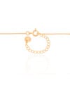 Gargantilha Corações Entrelaçados Cristal Banhado a Ouro 18K - 45 cm
