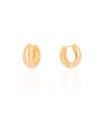 Brinco Argola Click Lisa 1.8 cm Banhado a Ouro 18K