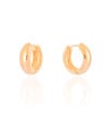 Brinco Argola Click Lisa 2.2 cm Banhado a Ouro 18K