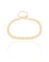 Pulseira Grumet 4 mm Banhado a Ouro 18K
