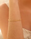 Pulseira Grumet 4 mm Banhado a Ouro 18K
