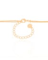 Gargantilha Dupla Gotas Cristal Banhado a Ouro 18K