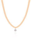 Choker Grumet Gota Cristal Banhado a Ouro 18K
