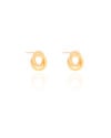 Brinco Círculos Entrelaçados 1.3 cm Banhado a Ouro 18K