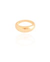 Anel Liso Tamanho 21 Banhado a Ouro 18K