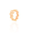 Anel Ajustável Triplo Espiral Tamanho P Banhado a Ouro 18K