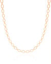 Choker Elos Losango 4 mm Banhado a Ouro 18K