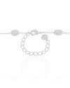 Choker Elos Ovais Lisos Ródio Branco