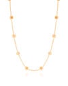 Choker Elos Quadrados Lisos Banhado a Ouro 18K