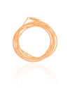 Pulseira Corda de Violão Bolinhas 3 mm Banhado a Ouro 18K
