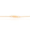 Pulseira Corda de Violão Bolinhas 3 mm Banhado a Ouro 18K