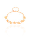 Pulseira Elos Nó Banhado a Ouro 18K