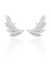 Ear Cuff Asa Lisa 4.5 cm Ródio Branco