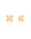 Brinco Flor Pérola 1.9 cm Banhado a Ouro 18K