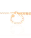 Choker Tripla Elos Portugueses Banhado a Ouro 18K