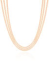 Choker Tripla Elos Portugueses Banhado a Ouro 18K