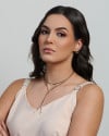 Brinco Argola Click Bolinhas 1.3 cm Banhado a Ouro 18K