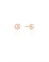 Brinco Pérola 8 mm Banhado a Ouro 18K