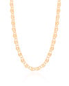 Choker Piastrine 5 mm Banhado a Ouro 18K