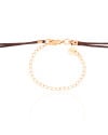 Gargantilha Dupla Gravata Fio Coreano Ponto de Luz Cristal Banhado a Ouro 18K - 35 cm