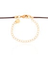 Choker Fio Coreano Redondo Liso Ponto de Luz Cristal Banhado a Ouro 18K