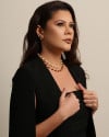 Choker Canutilhos Pérolas Banhado a Ouro 18K