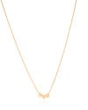 Gargantilha Veneziana Quadrados Lisos 2 mm Banhado a Ouro 18K - 45 cm