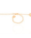 Choker Flores Pontos de Luz Cristal Banhado a Ouro 18K
