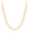 Choker Grumet Bolinhas Lisas Banhado a Ouro 18K