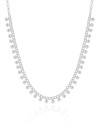 Choker Grumet Bolinhas Lisas Ródio Branco